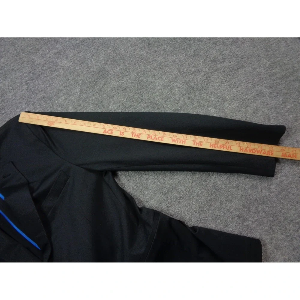 Twillory Performance Blazer 44R Black Stretch Travel Sport Coat Washable Tech